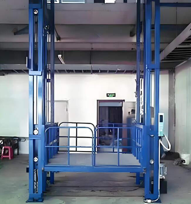 幸福路街道导轨式升降货梯